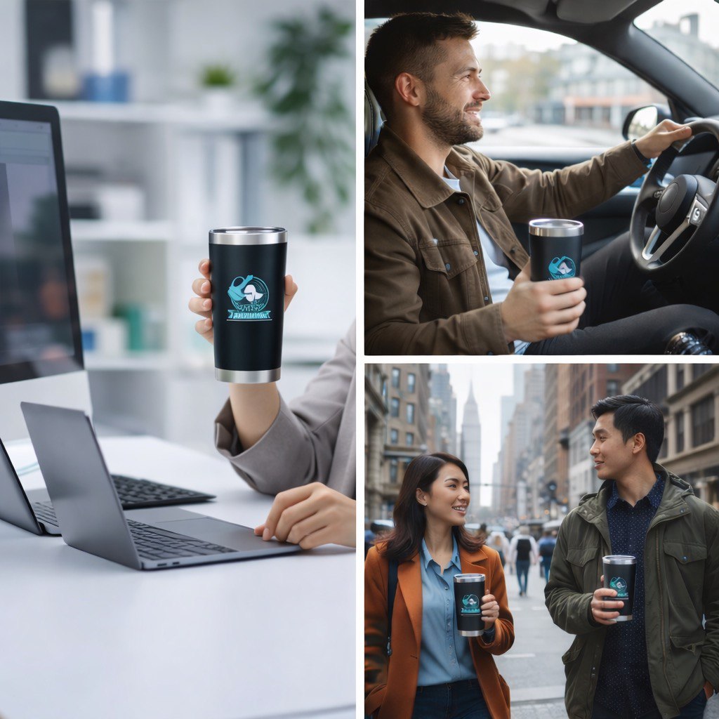 Nu Coffee Insulated Tumbler - Lifestyle